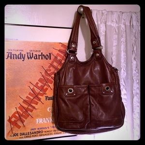 Marc by Marc Jacobs burgundy leather bag!